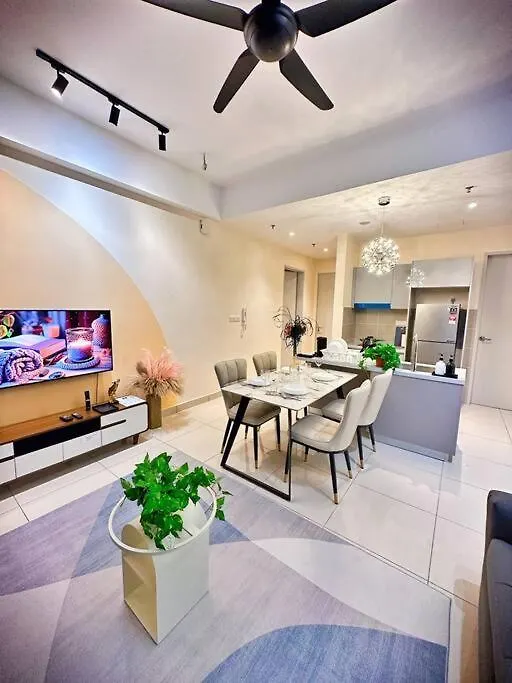 2R2B*1-6+1 Pax*Kl City*10Mins-Klcc Kuala Lumpur Lägenhet